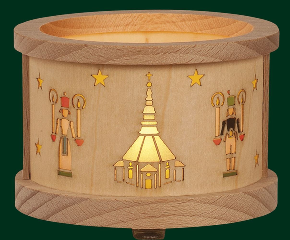 Erzgebirgische Volkskunst Richard Glässer GmbH Kerzenlaterne Teelichtlaterne Seiffener Kirche mit Engel & Bergmann Höhe= 5,5cm NEU Erzgebirgische Volkskunst Richard Glässer GmbH Kerzenlaterne Teelichtlaterne Seiffener Kirche mit Engel & Bergmann Höhe= 5,5cm NEU von Erzgebirgische Volkskunst Richard Glässer GmbH