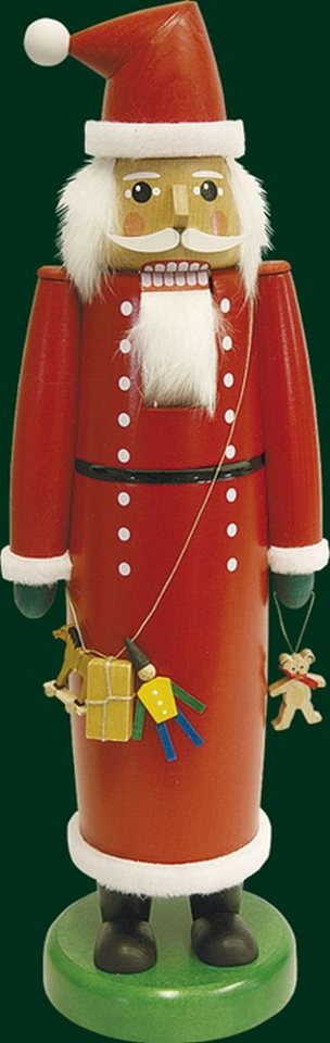 Erzgebirgische Volkskunst Richard Glässer GmbH Nussknacker Nussknacker Weihnachtsmann mit Geschenke Höhe= 45cm NEU von Erzgebirgische Volkskunst Richard Glässer GmbH