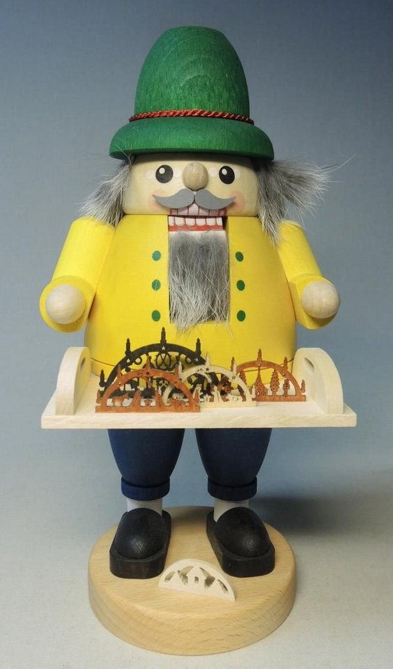 Erzgebirgische Volkskunst Richard Glässer GmbH Nussknacker Nussknacker Schwibbogenverkäufer bunt Höhe ca. 20cm NEU Erzgebirgische Volkskunst Richard Glässer GmbH Nussknacker Nussknacker Schwibbogenverkäufer bunt Höhe ca. 20cm NEU von Erzgebirgische Volkskunst Richard Glässer GmbH