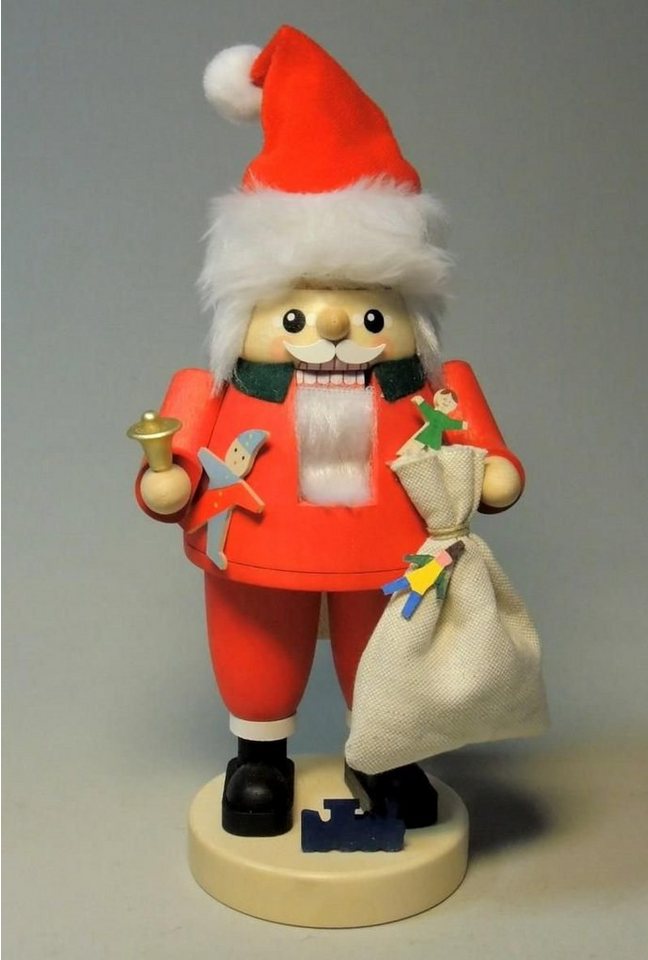 Erzgebirgische Volkskunst Richard Glässer GmbH Nussknacker Nussknacker Santa mit Sack Höhe ca. 20cm NEU von Erzgebirgische Volkskunst Richard Glässer GmbH