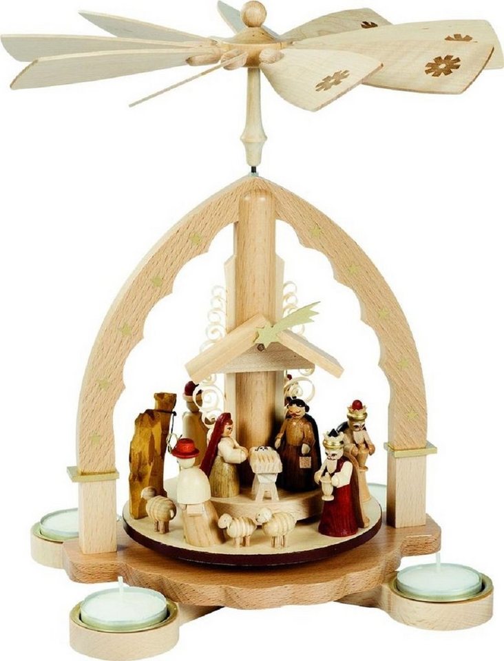 Erzgebirgische Volkskunst Richard Glässer GmbH Weihnachtspyramide Richard Glässer Pyramide Christi Geburt, Handarbeit aus dem Erzgebirge Erzgebirgische Volkskunst Richard Glässer GmbH Weihnachtspyramide Richard Glässer Pyramide Christi Geburt, Handarbeit aus dem Erzgebirge von Erzgebirgische Volkskunst Richard Glässer GmbH