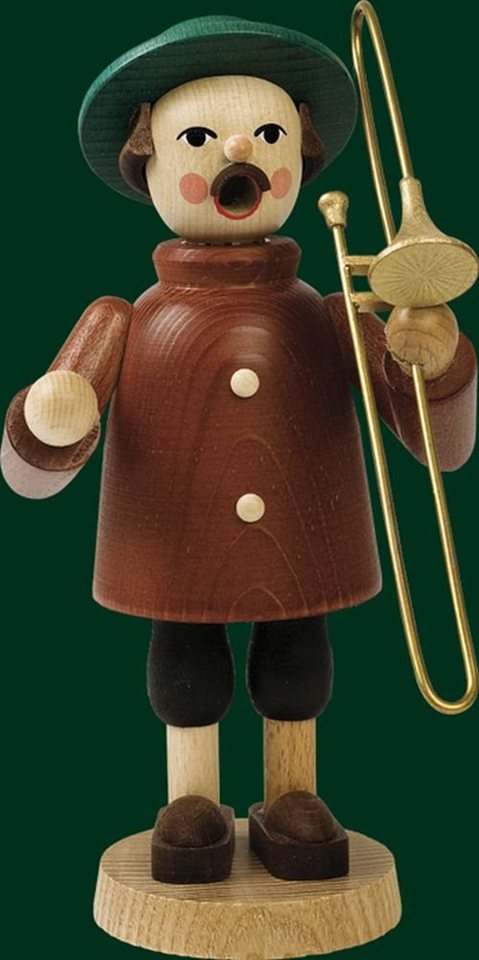 Erzgebirgische Volkskunst Richard Glässer GmbH Räuchermännchen Räucherfigur Musikant mit Posaune Höhe= 18cm NEU Erzgebirgische Volkskunst Richard Glässer GmbH Räuchermännchen Räucherfigur Musikant mit Posaune Höhe= 18cm NEU von Erzgebirgische Volkskunst Richard Glässer GmbH