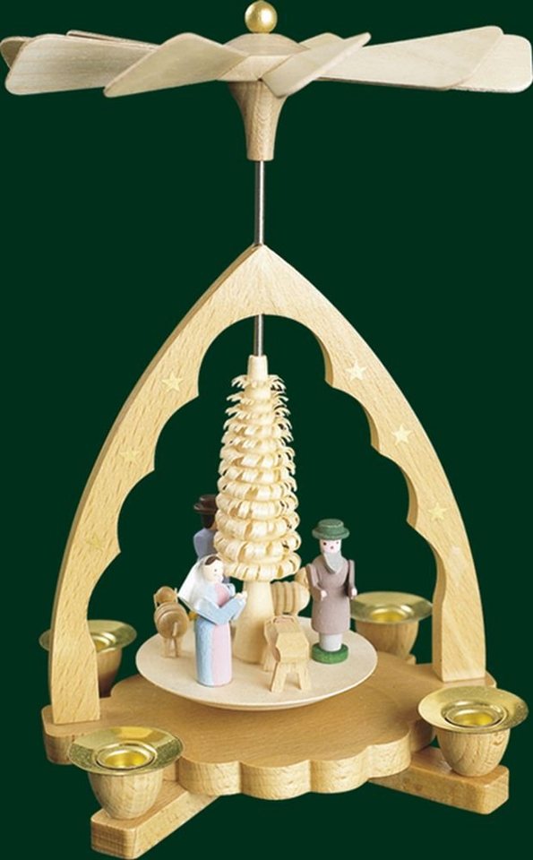 Erzgebirgische Volkskunst Richard Glässer GmbH Weihnachtspyramide Tischpyramide Christi Geburt mit Schäfer Höhe= 19cm NEU Erzgebirgische Volkskunst Richard Glässer GmbH Weihnachtspyramide Tischpyramide Christi Geburt mit Schäfer Höhe= 19cm NEU von Erzgebirgische Volkskunst Richard Glässer GmbH