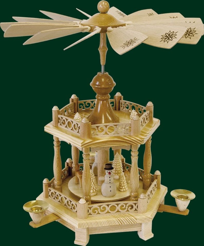 Erzgebirgische Volkskunst Richard Glässer GmbH Weihnachtspyramide Tischpyramide Schneemänner natur Höhe= 38cm NEU Erzgebirgische Volkskunst Richard Glässer GmbH Weihnachtspyramide Tischpyramide Schneemänner natur Höhe= 38cm NEU von Erzgebirgische Volkskunst Richard Glässer GmbH