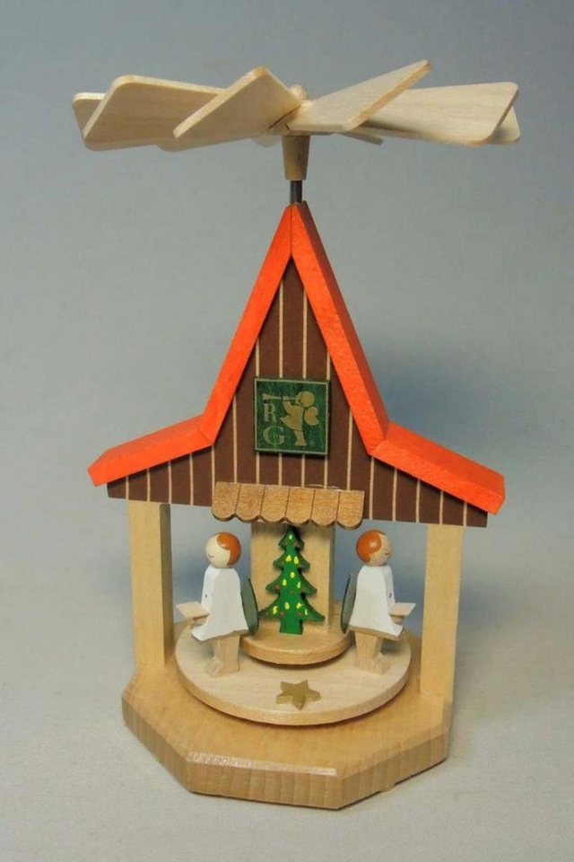 Erzgebirgische Volkskunst Richard Glässer GmbH Weihnachtsszene Glässer Volkskunst 'Wärmespiel Haus Engel' von Erzgebirgische Volkskunst Richard Glässer GmbH