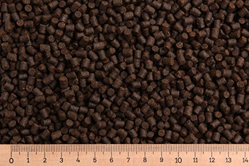 (Grundpreis 4,30 Euro/kg) - 5 kg Forellenfutter - Lachsforelle Supreme 4,5 mm Astaxanthin - sinkend - Forellenpellets von Erzgebirgs-Fisch
