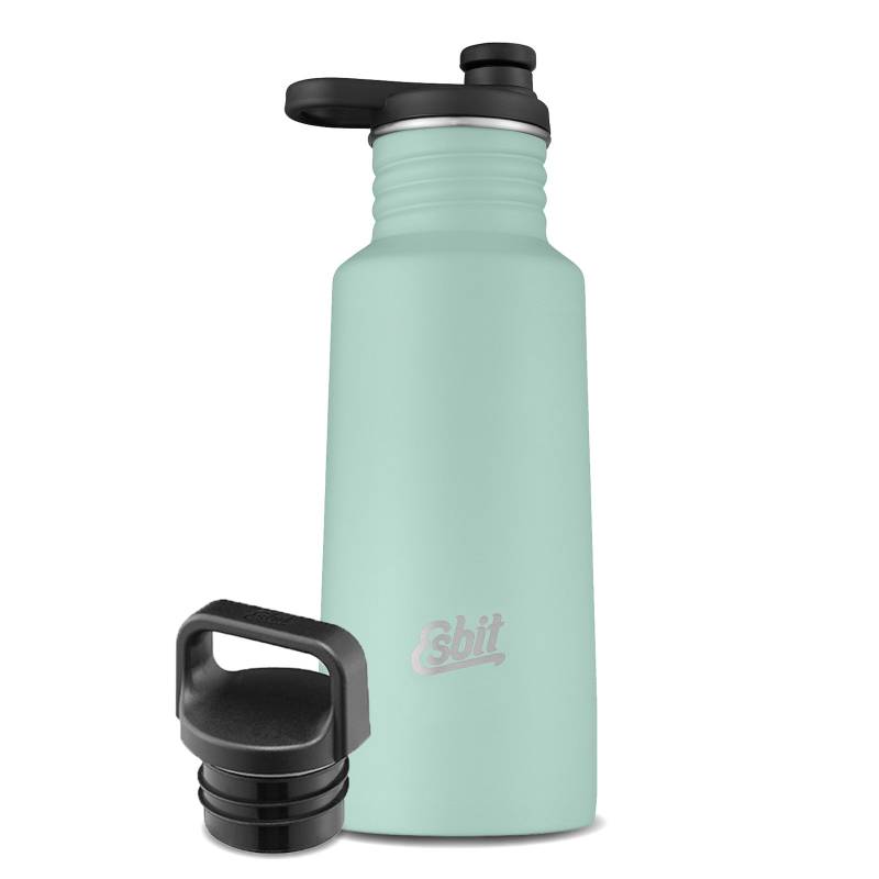 ESBIT Sport Trinkflasche Pictor Sportflasche Fahrrad Wasser Flasche Edelstahl-Lind Green / 0,55 L von Esbit