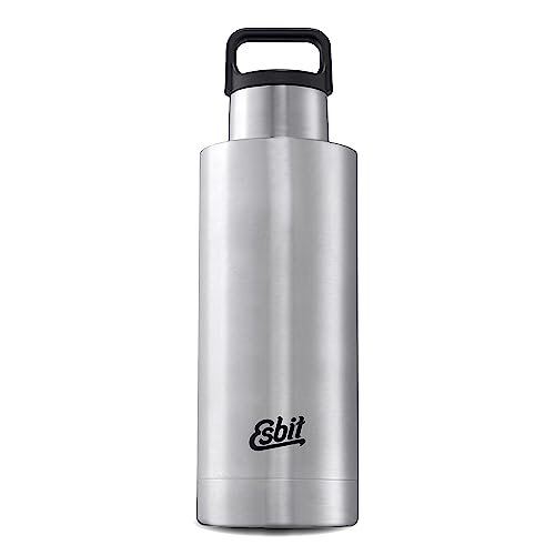 Esbit Isolierflasche Sculptor - Edelstahl Trinkflasche 750 ml - für warme und kalte Getränke von Esbit
