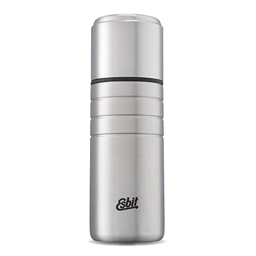 Esbit Isolierflasche Majoris mit Becher - Trinkflasche 500 ml aus Edelstahl - für warme und kalte Getränke von Esbit