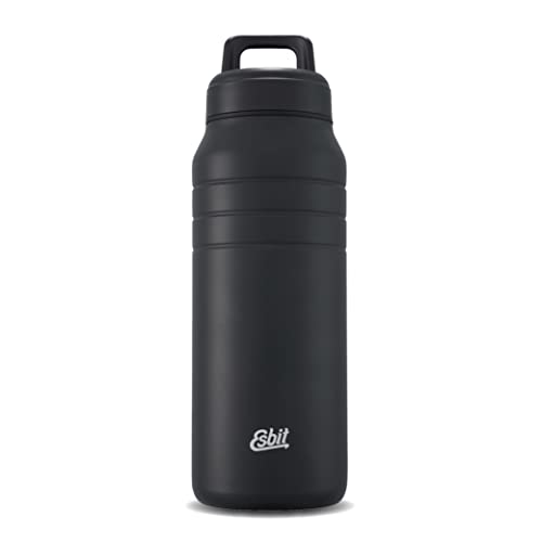 Esbit Thermobecher mit Isolierverschluss Majoris - Isolierbecher 1000 ml in Schwarz - aus hochwertigem Edelstahl von Esbit