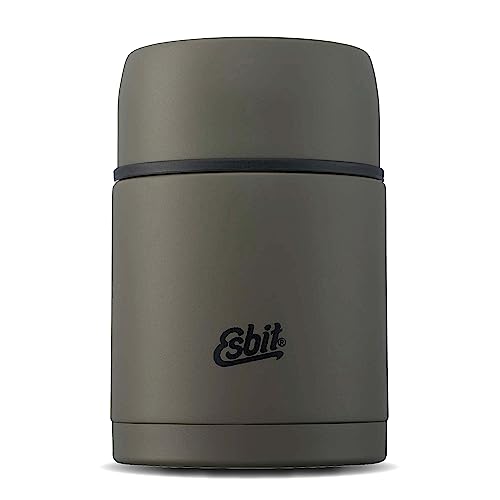 Esbit Thermobehälter Classic für Speisen - Warmhaltebehälter 750 ml in Olivgrün - aus Edelstahl für warme und kalte Lebensmittel von Esbit