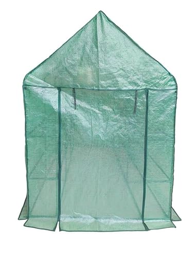Escala Gewächshaus Treibhaus Glashaus Frühbeet (143 x 214 x 195 cm) Grün von Escala