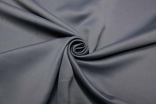 Verdunkelungsstoff Meterware Vorhangstoff 160cm Thermogardine Blackout Verdunkelung Gardinenstoff Dekostoff lichtundurchlässig Sonnenschutz Lichtschutz Sichtschutz Gardinen Vorhang Stoffe (Dunkelgrau) Verdunkelungsstoff Meterware Vorhangstoff 160cm Thermogardine Blackout Verdunkelung Gardinenstoff Dekostoff lichtundurchlässig Sonnenschutz Lichtschutz Sichtschutz Gardinen Vorhang Stoffe (Dunkelgrau) von Escalano