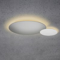 Escale Blade LED Wand- / Deckenleuchte, 2-flg., Ø 44 cm, Silber matt eloxiert von Escale