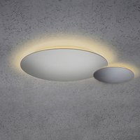 Escale Blade LED Wand- / Deckenleuchte, 2-flg., Ø 44 cm, Silber matt eloxiert von Escale