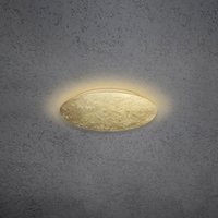 Escale Blade LED Wand- / Deckenleuchte, Ø: 34 cm Blattgold von Escale