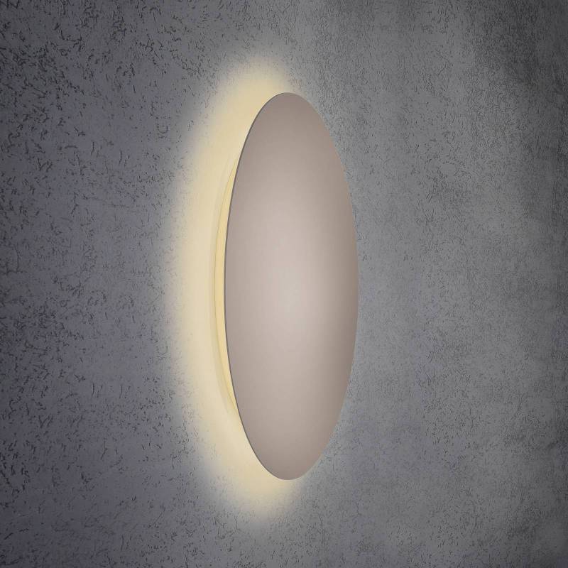 Escale Blade LED-Wandleuchte, taupe, Ø 79 cm von Escale