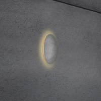 Escale Blade Mini LED Wand- / Deckenleuchte, Ø: 18 cm Betonoptik von Escale