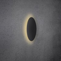 Escale Blade Mini LED Wand- / Deckenleuchte, Ø: 24 cm, mit Casambi-Modul schwarz matt von Escale