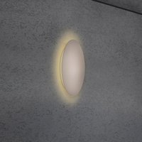 Escale Blade Mini LED Wand- / Deckenleuchte, Ø: 24 cm taupe eloxiert von Escale