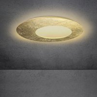 Escale Blade Open LED Wand- / Deckenleuchte, Ø: 79 cm Blattgold von Escale