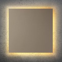 Escale Blade-Q LED Wand- / Deckenleuchte, 59 x 59 cm, mit Casambi-Modul taupe eloxiert von Escale