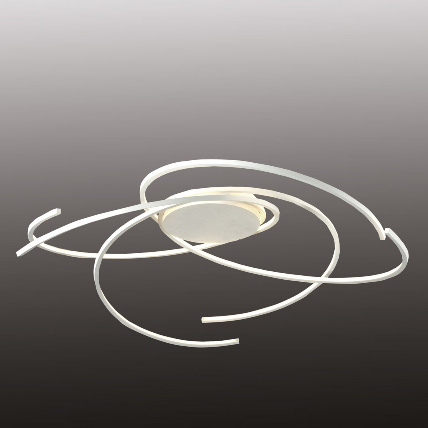 Escale Space - LED-Deckenlampe 80 cm weiß Lampe Leuchte Spot Licht Deckenleuchte von Escale