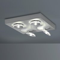 Escale Spot It LED Deckenleuchte, quadratisch, mit Casambi-Modul Aluminium geschliffen von Escale