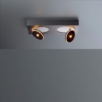 Escale Spot It LED Deckenleuchte, rechteckig, mit Casambi-Modul 2-flg., anthrazit von Escale