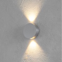 Escale Sun LED Wandleuchte Aluminium geschliffen von Escale