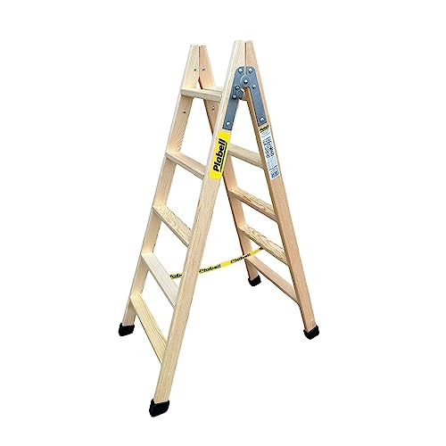 Treppen Climent, C.B. – Doppel Leiter Holz mit Dübel 5 x 5 von Escaleras Climent