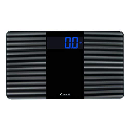 Escali EW180 Extrabreite Personenwaage - Körperwaage Digital (200 kg) Schwarz 36,2 x 24 x 2,5 cm von Escali