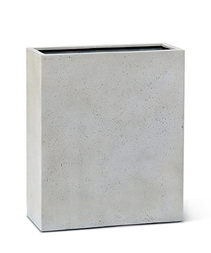 ESCHBACH® Pflanzkübel HIGH Box 60 Creme Weiß Raumteiler * 60 x 24 x 74 cm * 10 Jahre Garantie von Eschbach