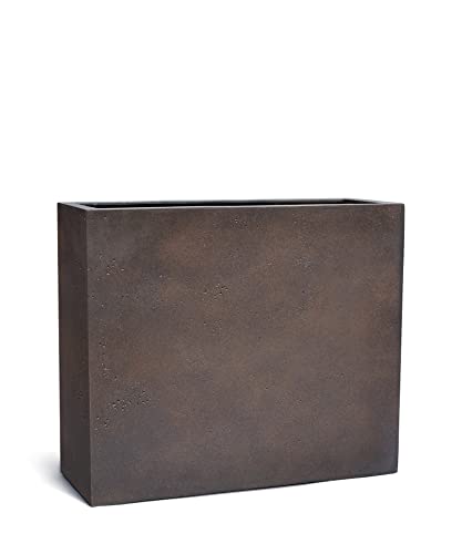 ESCHBACH® Pflanzkübel HIGH Box 80 Rost Braun Raumteiler XL * 80 x 30 x 68 cm * 10 Jahre Garantie von Eschbach