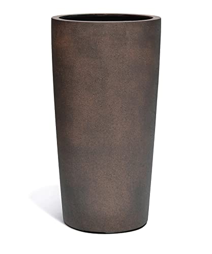 ESCHBACH® Pflanzkübel HIGH Conus 70 Rost Braun Rund * 36 x 36 x 68 cm * 10 Jahre Garantie von Eschbach