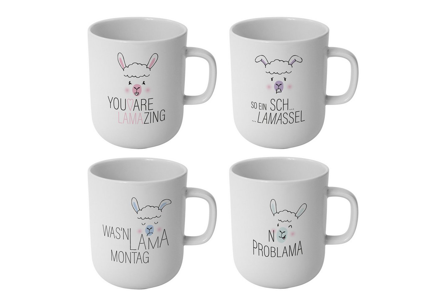 Eschenbach® PORZELLAN GERMANY Becher Becher Set 4-tlg., Porzellan, 4-tlg. von Eschenbach® PORZELLAN GERMANY