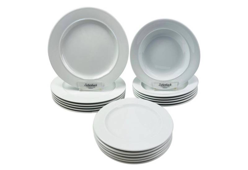 Eschenbach® PORZELLAN GERMANY Teeservice Alice (18-tlg), 6 Personen, Porzellan, Tafelservice 18 tlg. für 6 Personen im umweltfreundlichen Karton von Eschenbach® PORZELLAN GERMANY