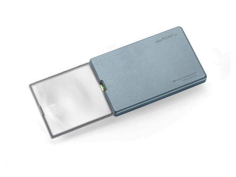 Eschenbach Optik Leuchtlupe Eschenbach Optik Scheckkartenlupe easyPocket silberblau 4-Fach Eschenbach Optik Leuchtlupe Eschenbach Optik Scheckkartenlupe easyPocket silberblau 4-Fach von Eschenbach Optik