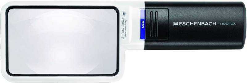 Eschenbach Optik Leuchtlupe mobilux LED, 3-tlg., mit glasähnlichen Eigenschaften von Eschenbach Optik