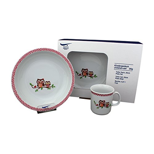 Eschenbach Porzellan Group Kindergeschirr Erna und Emilia Kindergedeck, 3 teilig, Porzellan, Dekor, 1 x 1 x 1 cm Eschenbach Porzellan Group Kindergeschirr Erna und Emilia Kindergedeck, 3 teilig, Porzellan, Dekor, 1 x 1 x 1 cm von Eschenbach