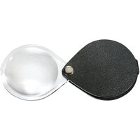 Eschenbach 1740530 Leder-Einschlaglupe Vergrößerungsfaktor: 6 x Linsengröße: (Ø) 30mm Schwarz von Eschenbach