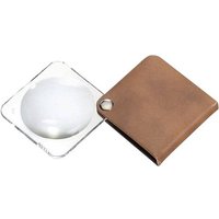 Eschenbach 1752860 Leder-Einschlaglupe Vergrößerungsfaktor: 3.5 x Linsengröße: (Ø) 60mm Braun von Eschenbach