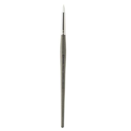 Escoda Perlpinsel Toray weiß Serie 1435 Nr. 2 runde Spitze kurz von Escoda