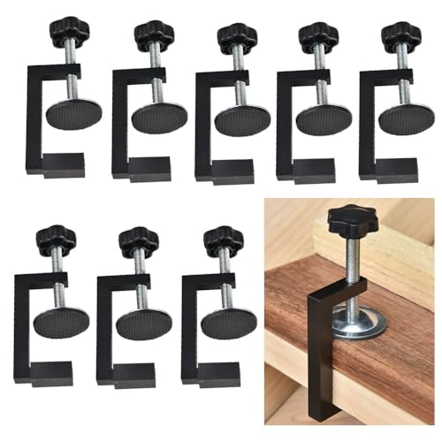 8 Stück C Klemme aus Metall, C Klemme Edelstahl 8-54mm Schraubklemme Klein mit Rutschfest Gummi Pad, Verstellbare Tischklammern Klein, C Klemme, für Schweißarbeiten, Gebäude, Tischler,Haushaltsmontage 8 Stück C Klemme aus Metall, C Klemme Edelstahl 8-54mm Schraubklemme Klein mit Rutschfest Gummi Pad, Verstellbare Tischklammern Klein, C Klemme, für Schweißarbeiten, Gebäude, Tischler,Haushaltsmontage von Esforzarse