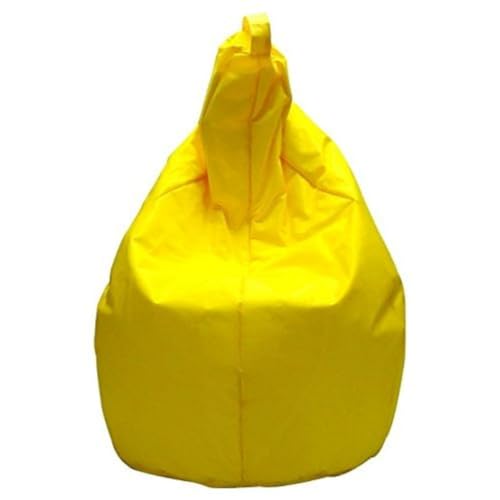 Dmora Eleganter Sitzsack, gelbe Farbe, Maße 80 x 120 x 80 cm von Talamo Italia