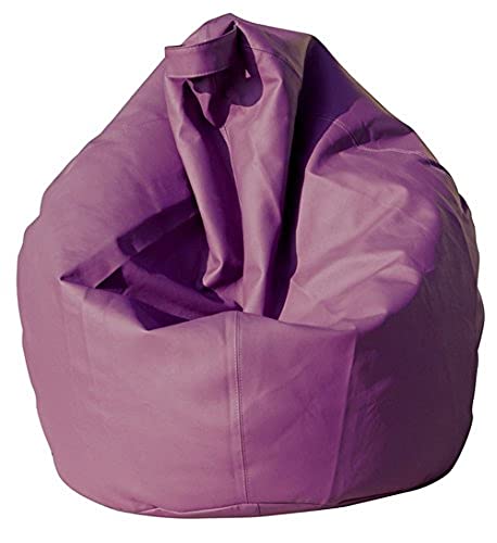 Dmora Eleganter Sitzsack, lila Farbe, Maße 80 x 120 x 80 cm von Talamo Italia