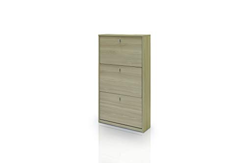 Dmora Schuhschrank aus Laminat mit drei Klappen Dmora Schuhschrank aus Laminat mit drei Klappen von Dmora