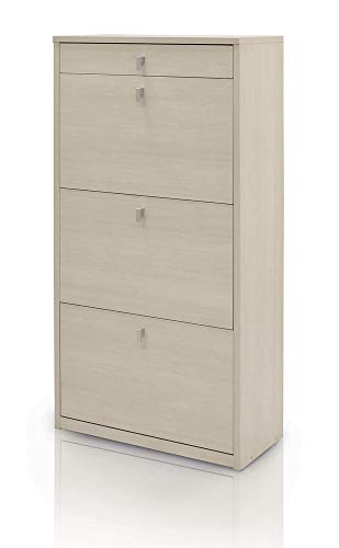 Dmora Schuhschrank mit 3 Klapptüren und 1 Schublade Dmora Schuhschrank mit 3 Klapptüren und 1 Schublade von Dmora