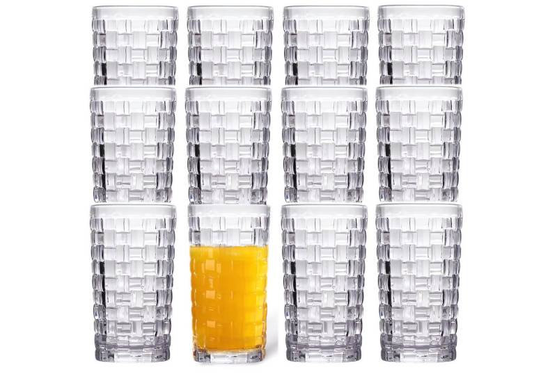 EsinHome Gläser-Set Wasserglas Saftgläser Trinkglas Cocktail glas Longdrinkgläser, Glas, 330 ml, 12er-Set EsinHome Gläser-Set Wasserglas Saftgläser Trinkglas Cocktail glas Longdrinkgläser, Glas, 330 ml, 12er-Set von EsinHome