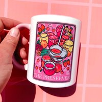 Einmachbecher Geschenk Einmachglas Kaffeetasse Einkochbecher Geschenkidee Hobby-Einmachglas Gartenliebhaber Fermenter von EskaandtheAlpenglow